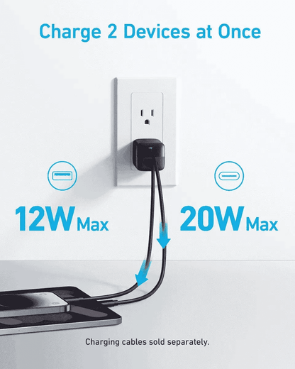 Anker 323 Charger (33W) Anker Black White Black-White-