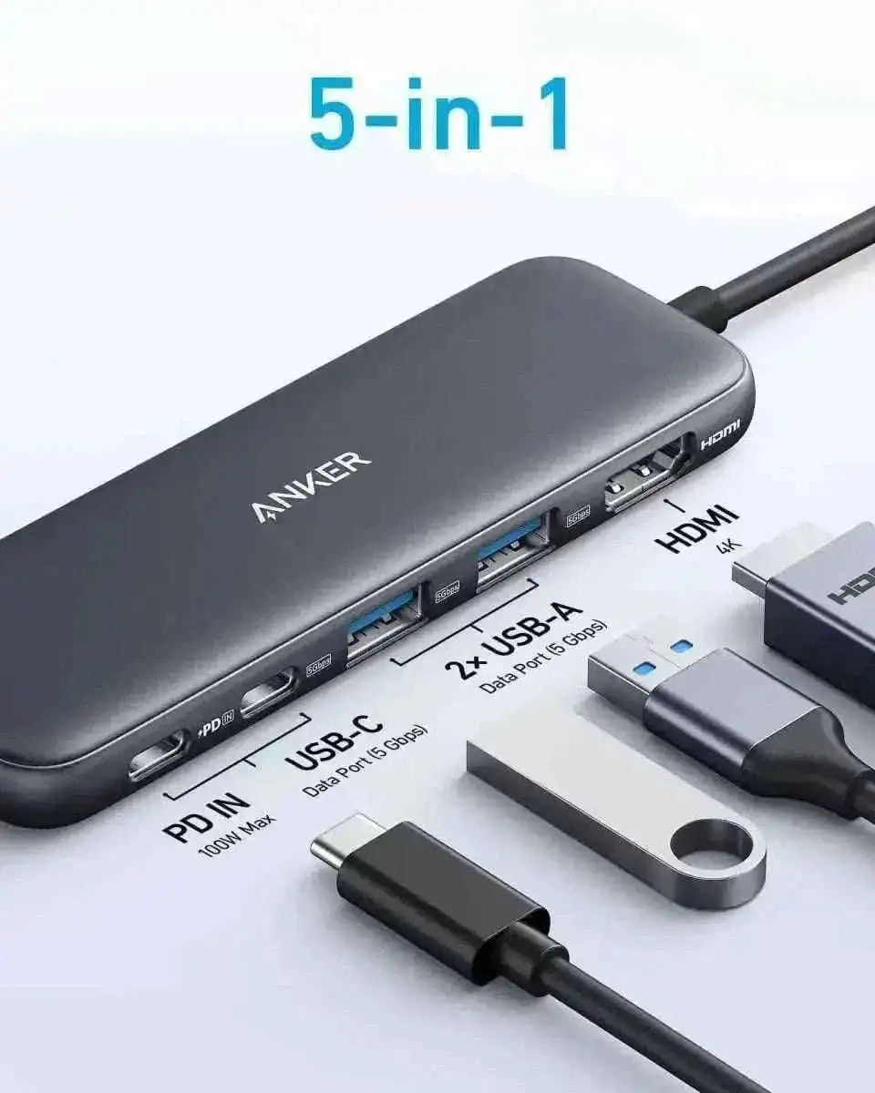 Anker 332 USB-C Hub (5-in-1) Cartsfy Inc.
