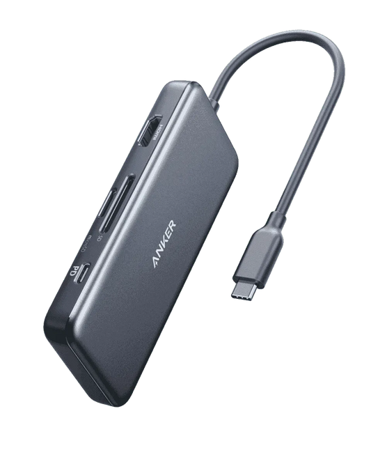 Anker 341 USB-C Hub (7-in-1) Anker Black Black-