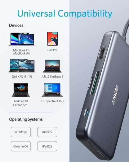Anker 341 USB-C Hub (7-in-1) Cartsfy Inc.