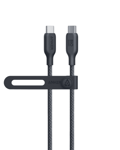 USB-C to USB-C cable set with black braided sheath and two USB-C connectors