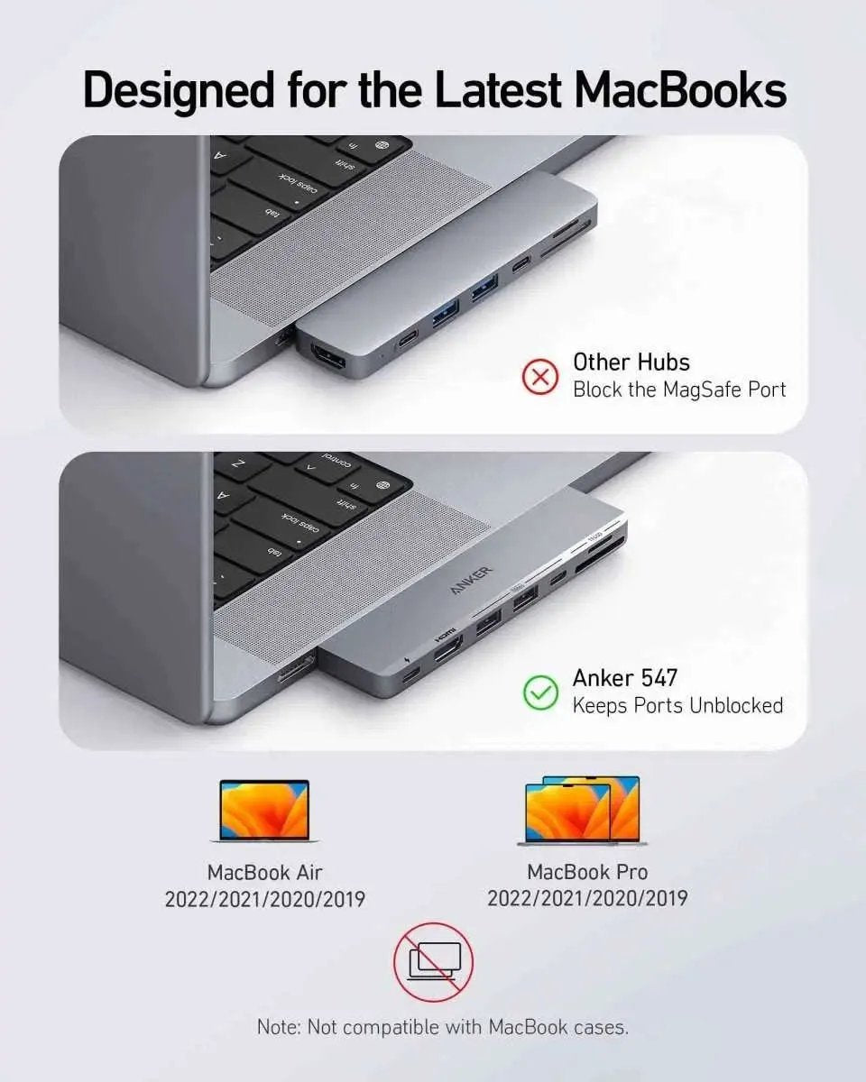 Anker 547 USB-C Hub (7-in-2, for MacBook) Anker Default Title Default Title-