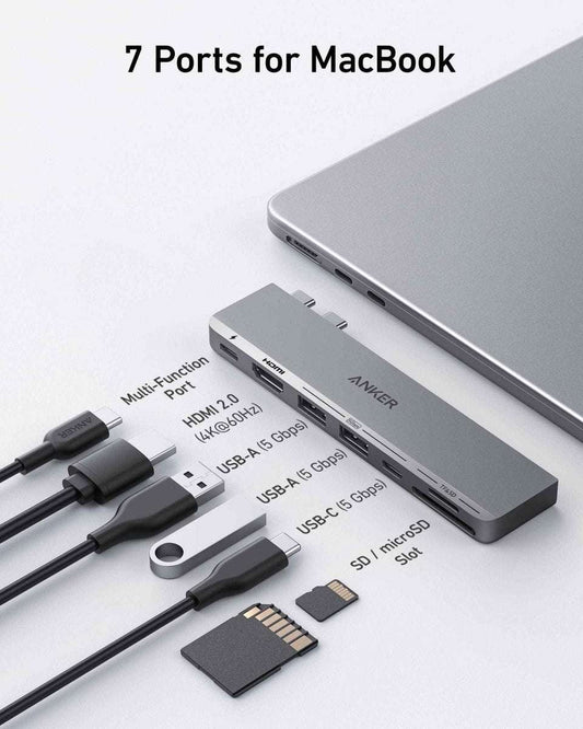 Anker 547 USB-C Hub (7-in-2, for MacBook) Cartsfy Inc.
