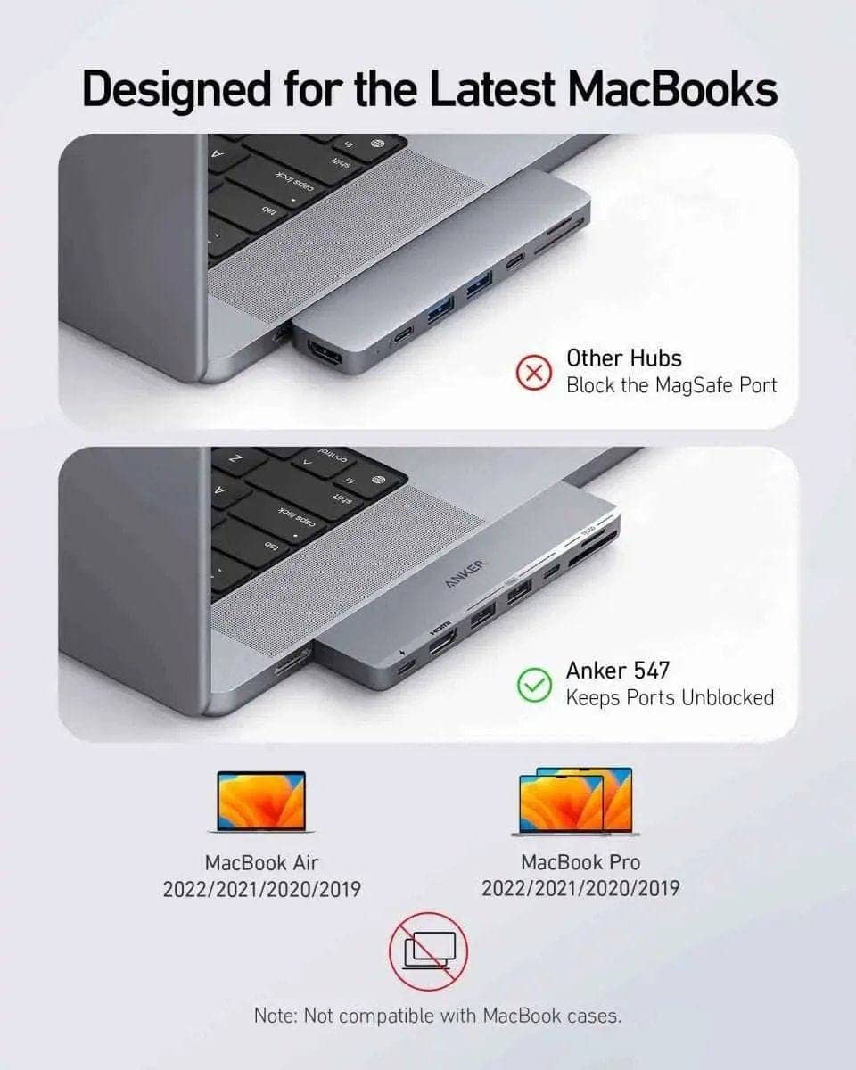 Anker 547 USB-C Hub (7-in-2, for MacBook) Anker Default Title Default Title-