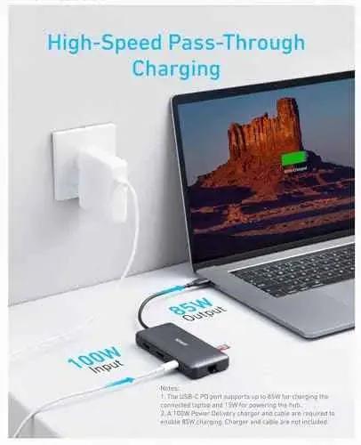Anker 553 USB-C Hub (8-in-1) Anker Black Black-