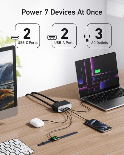 Anker 7 - in - 1 USB - C Charging Station (100W) BOA - Cartsfy Inc.