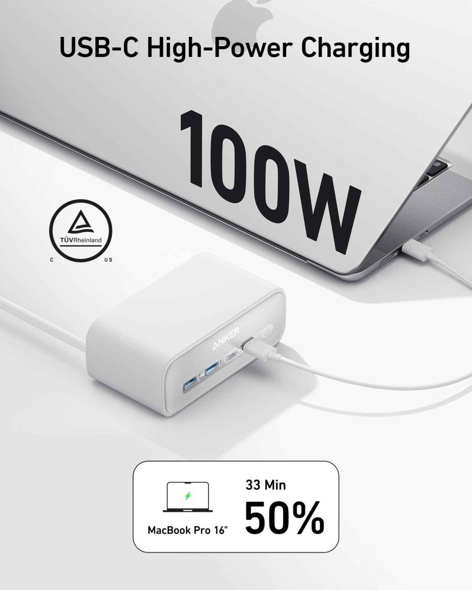 Anker 7 - in - 1 USB - C Charging Station (100W) BOA - Cartsfy Inc.