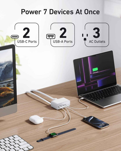 Anker 7 - in - 1 USB - C Charging Station (100W) BOA - Cartsfy Inc.