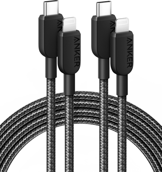 Anker <b>310</b> USB - C to Lightning Cable (6 ft, 2 - Pack) - Cartsfy Inc.