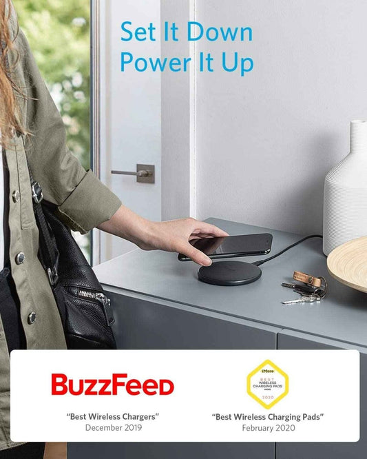 Anker <b>313</b> Wireless Charger (Pad) - Cartsfy Inc.