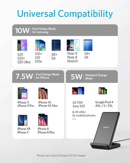 Anker <b>313</b> Wireless Charger (Stand) - Cartsfy Inc.