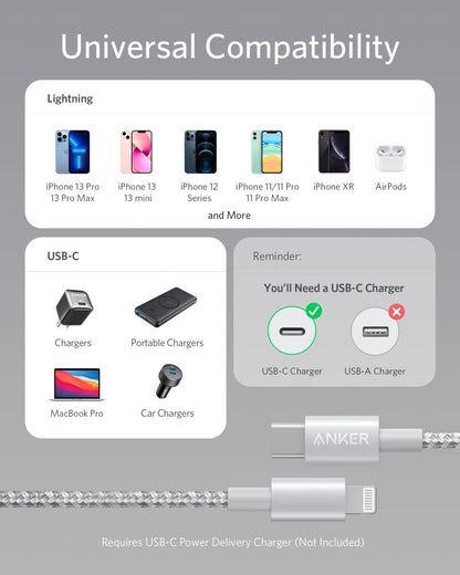 Anker <b>331</b> USB-C to Lightning Cable - Cartsfy Inc.