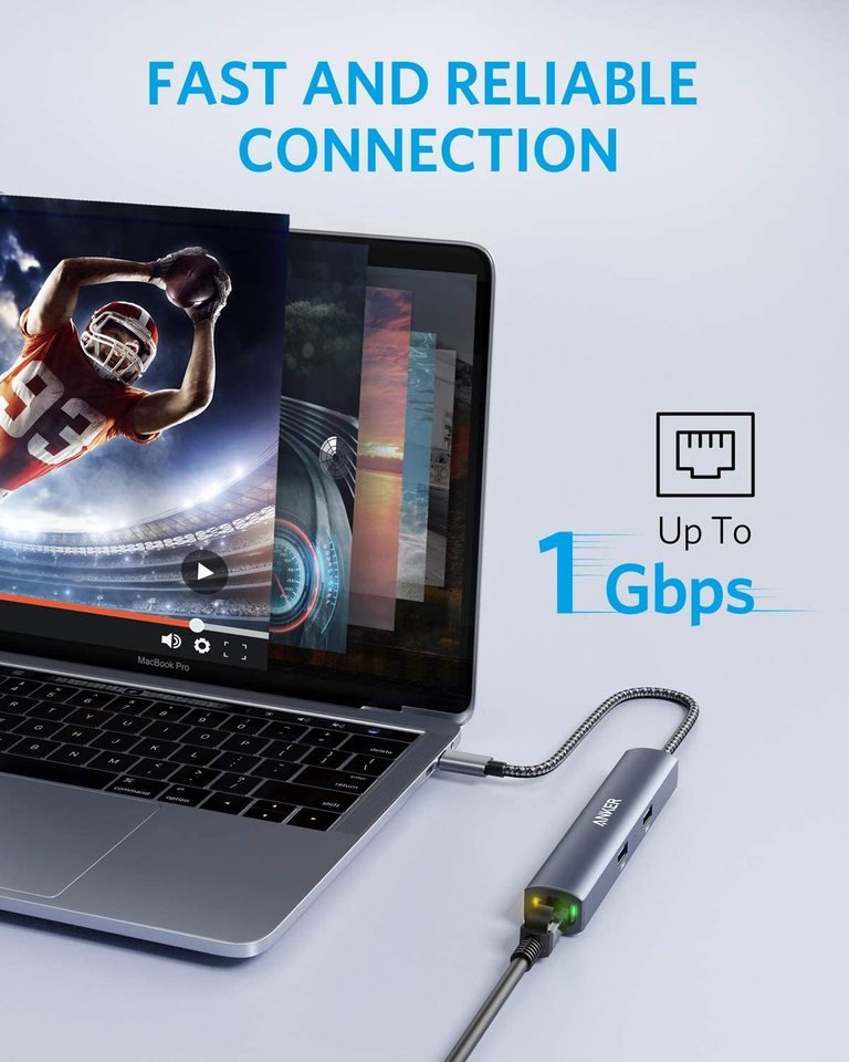 Anker <b>543</b> USB - C Hub (6 - in - 1, Slim) - Cartsfy Inc.
