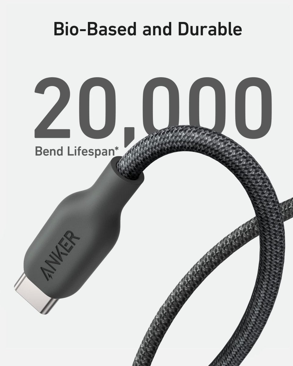 Anker <b>543</b> USB C to USB C Cable (240W, 10 ft) - Cartsfy Inc.