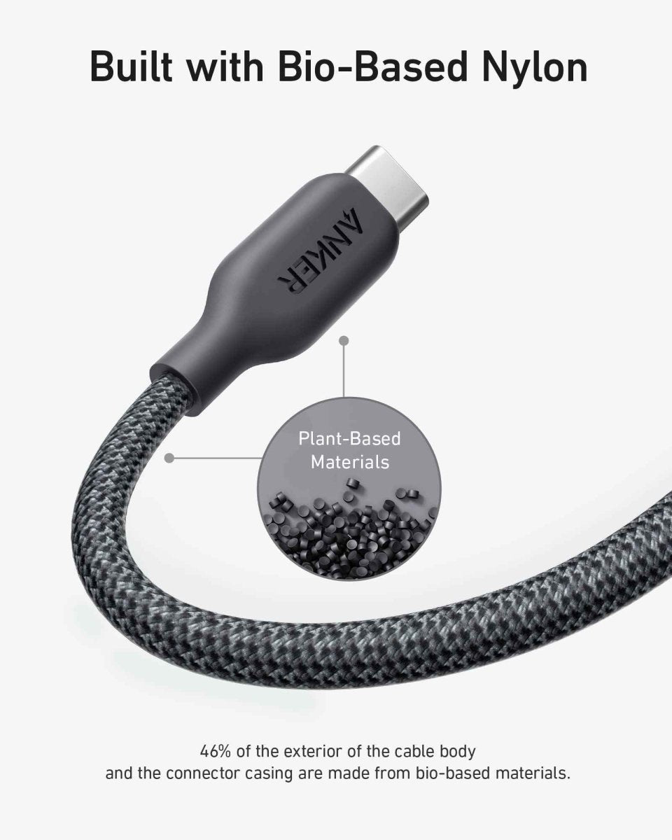 Anker <b>543</b> USB C to USB C Cable (240W, 10 ft) - Cartsfy Inc.