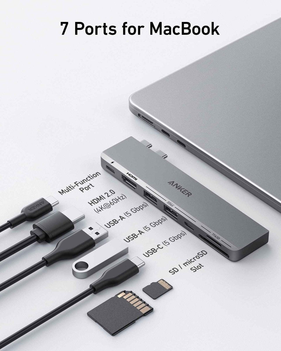 Anker <b>547</b> USB - C Hub (7 - in - 2, for MacBook) - Cartsfy Inc.