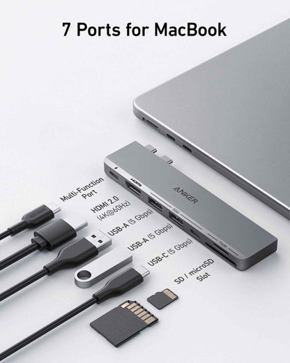 Anker <b>547</b> USB - C Hub (7 - in - 2, for MacBook) - Cartsfy Inc.