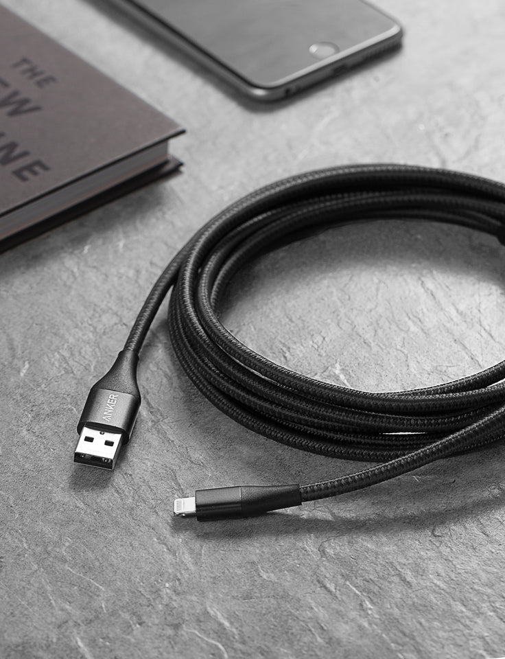 Anker <b>551</b> USB - A to Lightning Cable (3 ft / 6 ft / 10 ft) - Cartsfy Inc.