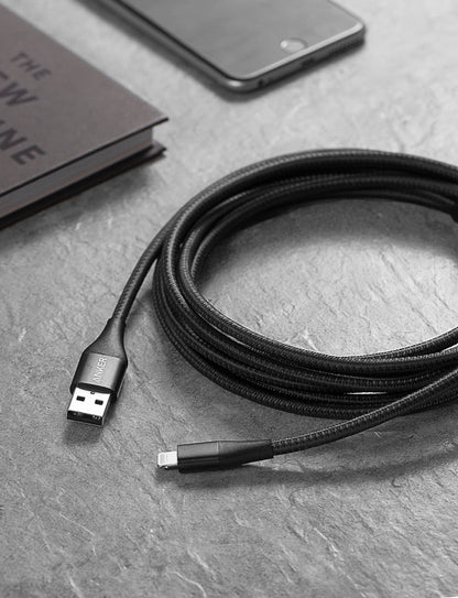 Anker <b>551</b> USB - A to Lightning Cable (3 ft / 6 ft / 10 ft) - Cartsfy Inc.
