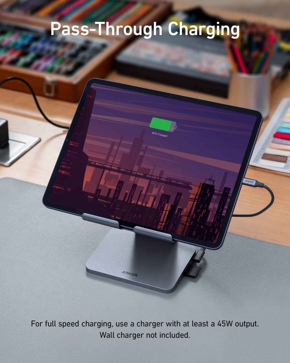 Anker <b>551</b> USB - C Hub (8 - in - 1, Tablet Stand) - Cartsfy Inc.