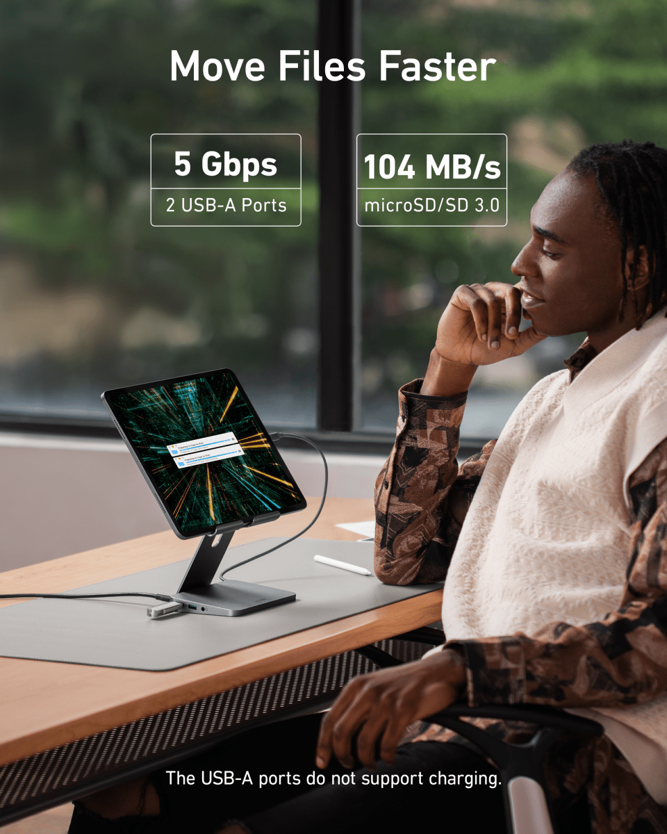 Anker <b>551</b> USB - C Hub (8 - in - 1, Tablet Stand) - Cartsfy Inc.