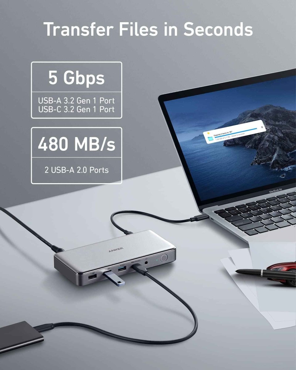 Anker <b>563</b> USB - C Docking Station (10 - in - 1) - Cartsfy Inc.