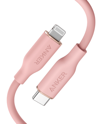 Anker <b>641</b> USB - C to Lightning Cable (Flow, 3 ft Silicone) - Cartsfy Inc.