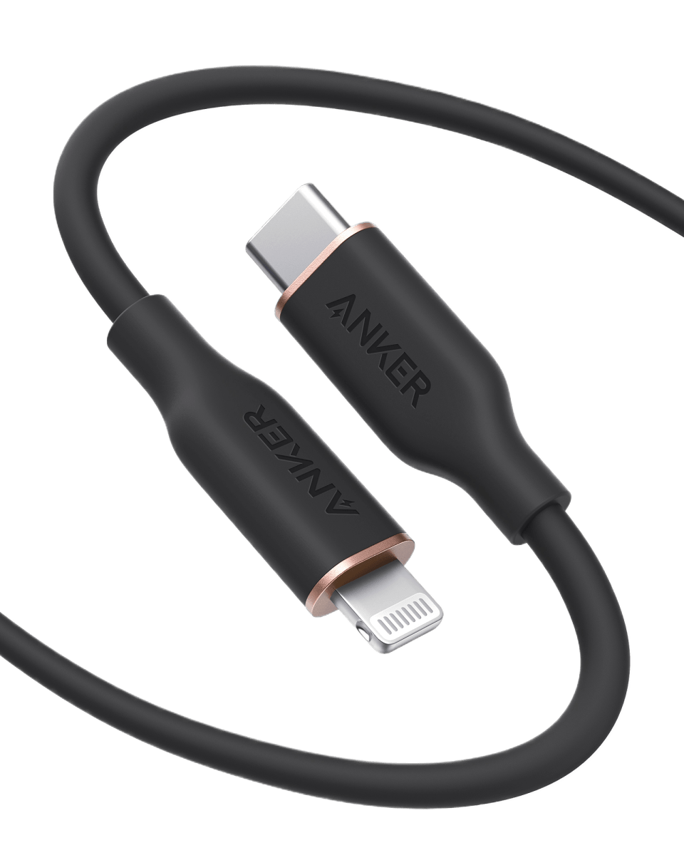 Anker <b>641</b> USB - C to Lightning Cable (Flow, 3 ft Silicone) - Cartsfy Inc.
