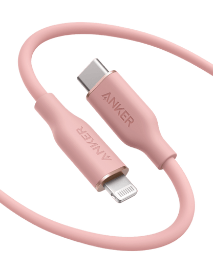 Anker <b>641</b> USB - C to Lightning Cable (Flow, 3 ft Silicone) - Cartsfy Inc.
