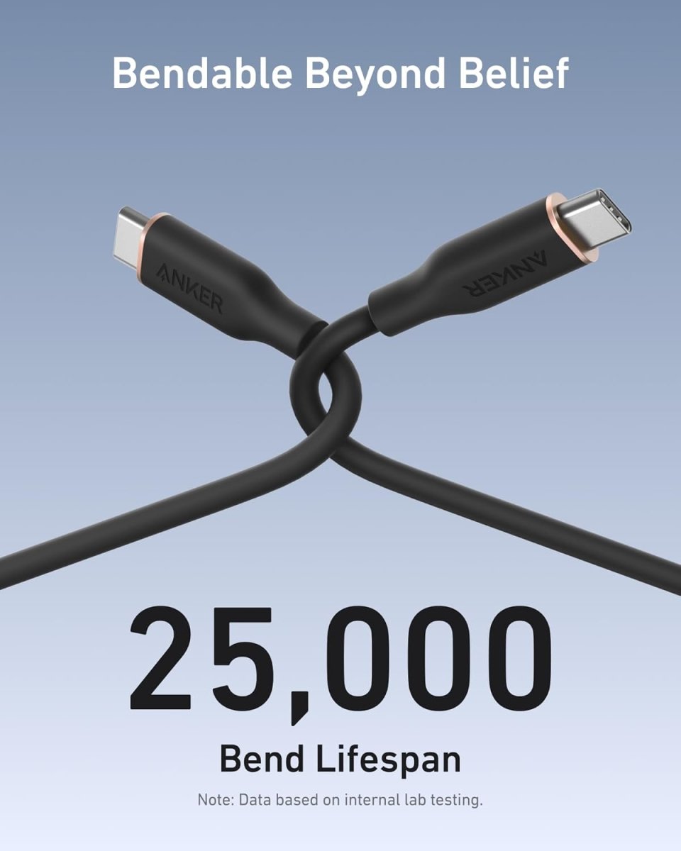 Anker <b>643</b> USB - C to USB - C Cable (Flow, Silicone) - Cartsfy Inc.