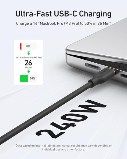 Anker <b>643</b> USB - C to USB - C Cable (Flow, Silicone) - Cartsfy Inc.