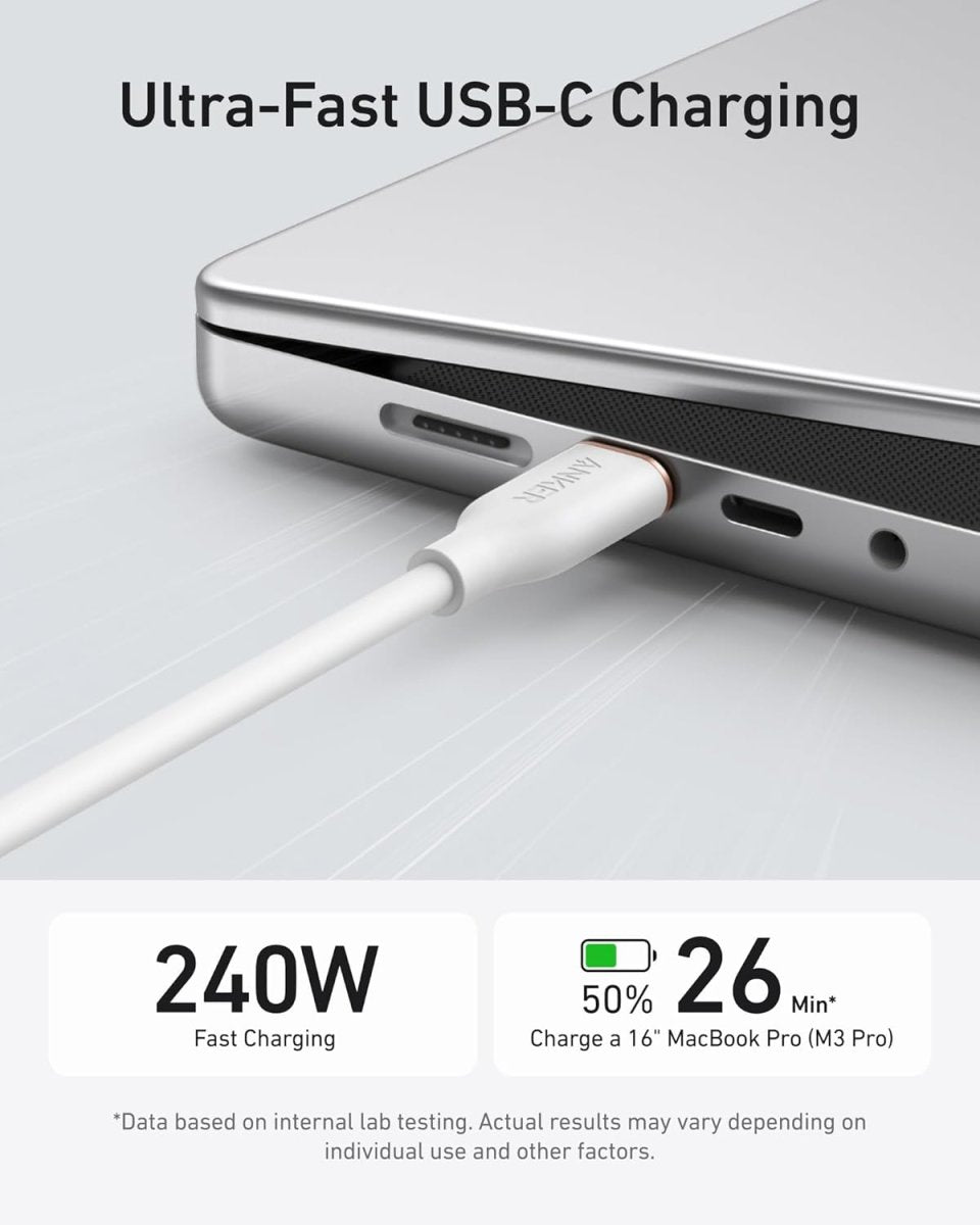 Anker <b>643</b> USB - C to USB - C Cable (Flow, Silicone) - Cartsfy Inc.