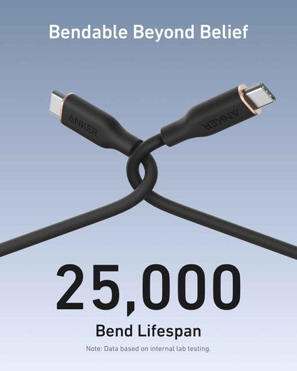 Anker <b>643</b> USB - C to USB - C Cable (Flow, Silicone) - Cartsfy Inc.
