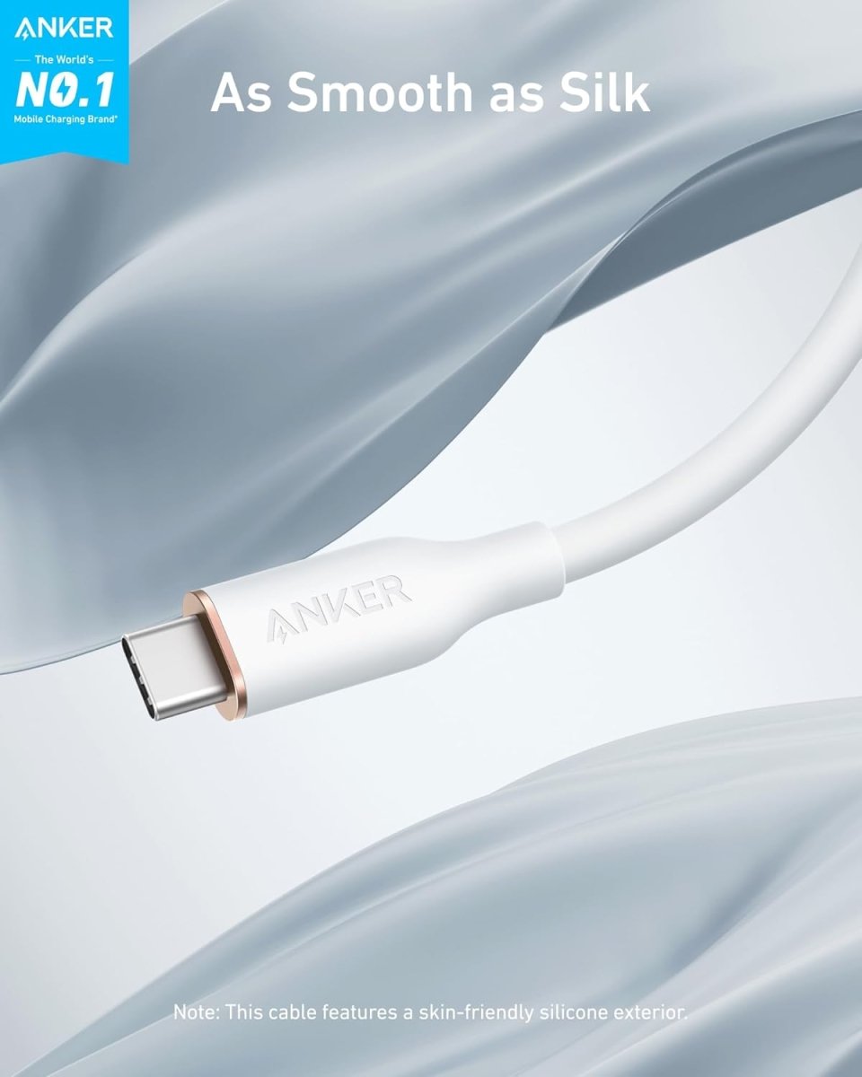 Anker <b>643</b> USB - C to USB - C Cable (Flow, Silicone) - Cartsfy Inc.