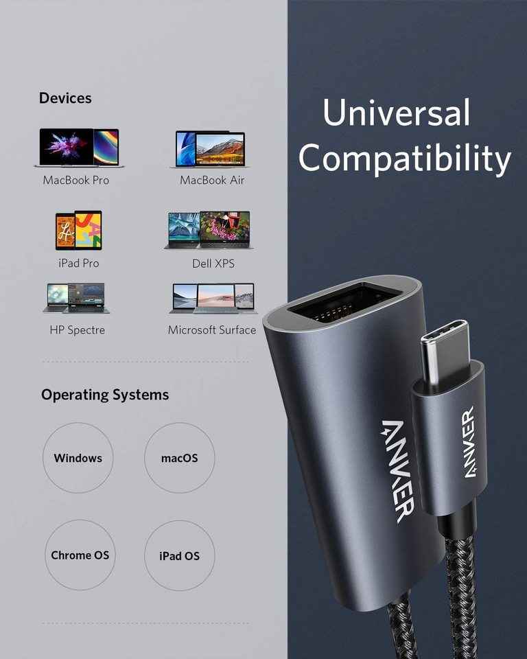 Anker <b>PowerExpand</b> USB - C to Gigabit Ethernet Adapter - Cartsfy Inc.