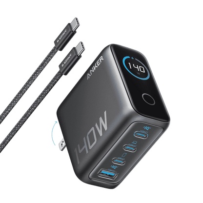Anker Charger (140W, 4-Port, PD 3.1) with USB-C Cable Cartsfy Inc.