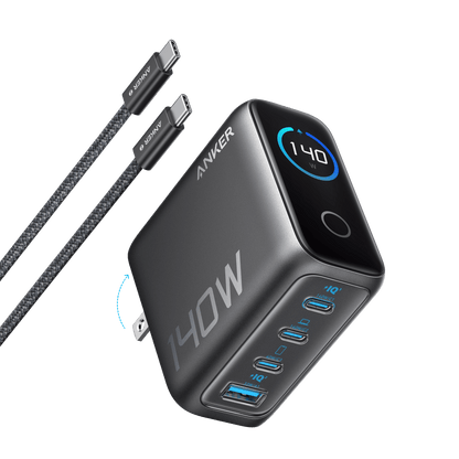 Anker Charger (140W, 4 - Port, PD 3.1) with USB - C Cable - Cartsfy Inc.