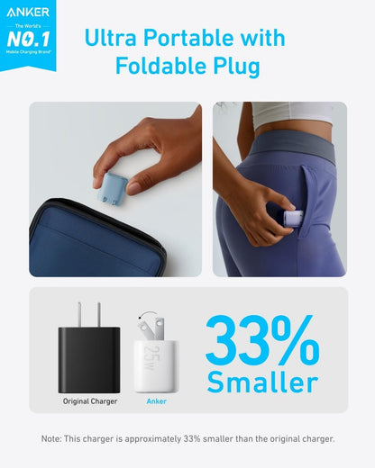 Anker Charger (25W, Compact) - Cartsfy Inc.