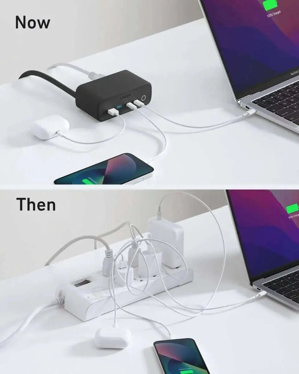 Anker Charging Station Anker Aurora White Phantom Black Natural Green Aurora White-Phantom Black-Natural Green-