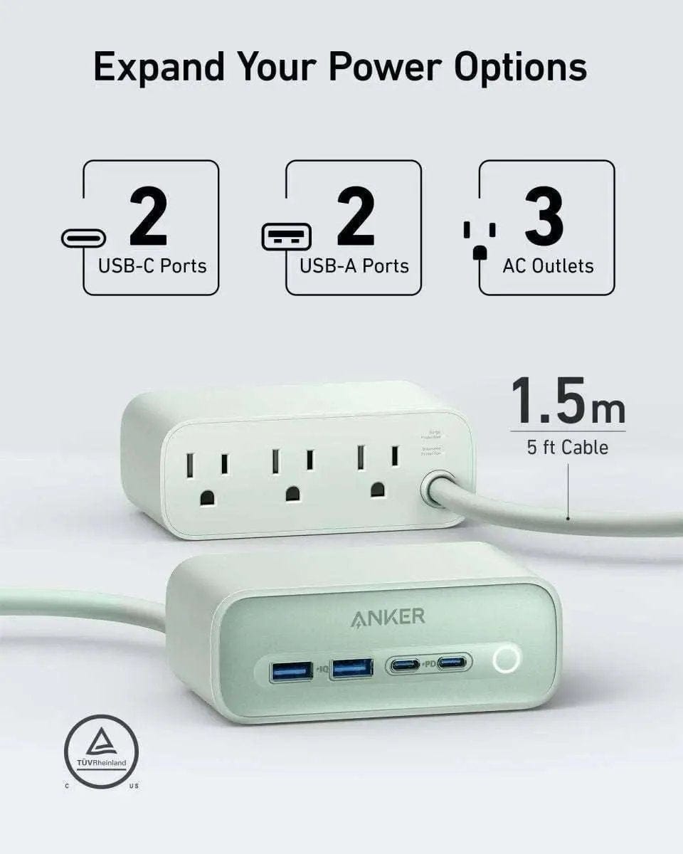 Anker Charging Station Anker Aurora White Phantom Black Natural Green Aurora White-Phantom Black-Natural Green-