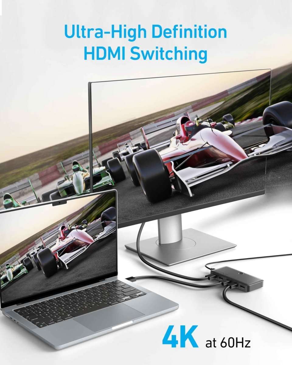 Anker HDMI Switch (4 in 1 Out, 4K HDMI) Cartsfy Inc.
