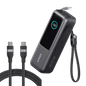 Anker Laptop Power Bank (25K, 165W, Built-In and Retractable Cables) Anker Space Black / Power Bank Space Black / Power Bank + Charger Space Black / Power Bank + 3ft Cable Space Black / Power Bank-Space Black / Power Bank + Charger-Space Black / Power Bank + 3ft Cable-Space Black / Power Bank + 6ft Cable-Space Black / Power Bank + Travel Adapter-Silver / Power Bank-Silver / Power Bank + Charger-Silver / Power Bank + 3ft Cable-Silver / Power Bank + 6ft Cable-Silver / Power Bank + Travel Adapter-