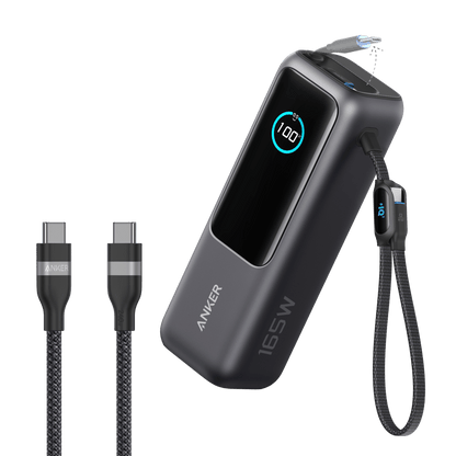 Anker Laptop Power Bank (25K, 165W, Built - In and Retractable Cables) - Cartsfy Inc.