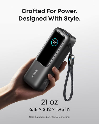 Anker Laptop Power Bank (25K, 165W, Built - In and Retractable Cables) - Cartsfy Inc.