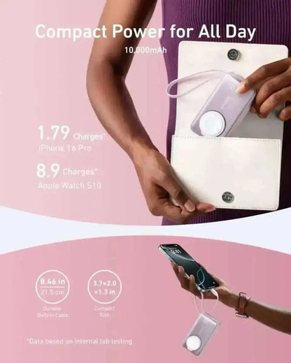 Anker MagGo Power Bank (10K, 35W, For Apple Watch) Cartsfy Inc.