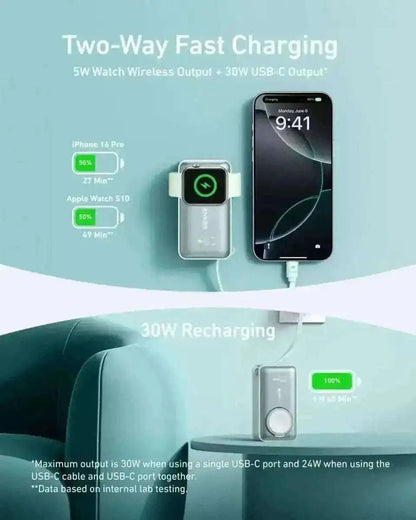 Anker MagGo Power Bank (10K, 35W, For Apple Watch) Cartsfy Inc.