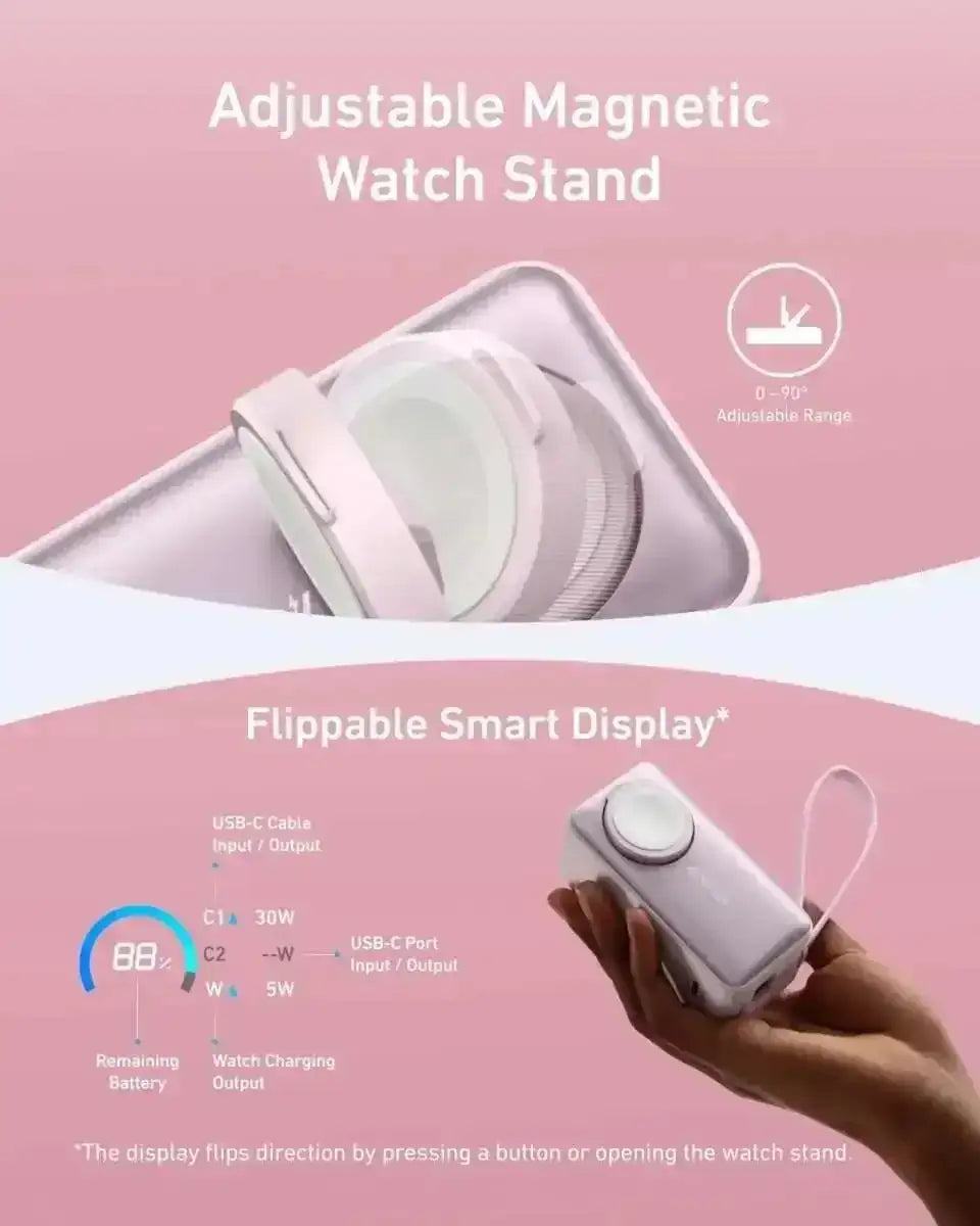 Anker MagGo Power Bank (10K, 35W, For Apple Watch) Cartsfy Inc.