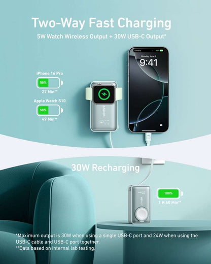Anker MagGo Power Bank (10K, 35W, For Apple Watch) Cartsfy Inc.