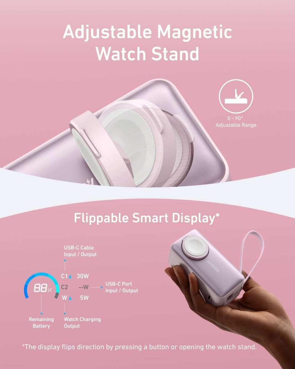 Anker MagGo Power Bank (10K, 35W, For Apple Watch) Cartsfy Inc.