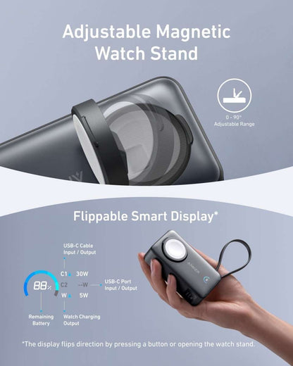 Anker MagGo Power Bank (10K, 35W, For Apple Watch) Cartsfy Inc.